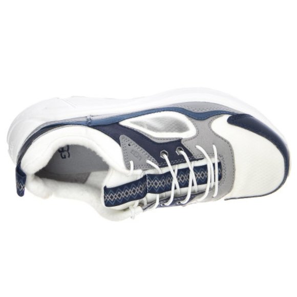 Mens Miwo Trainer Mono Dark / Sapphire Low Shoes - Picture 5 of 6